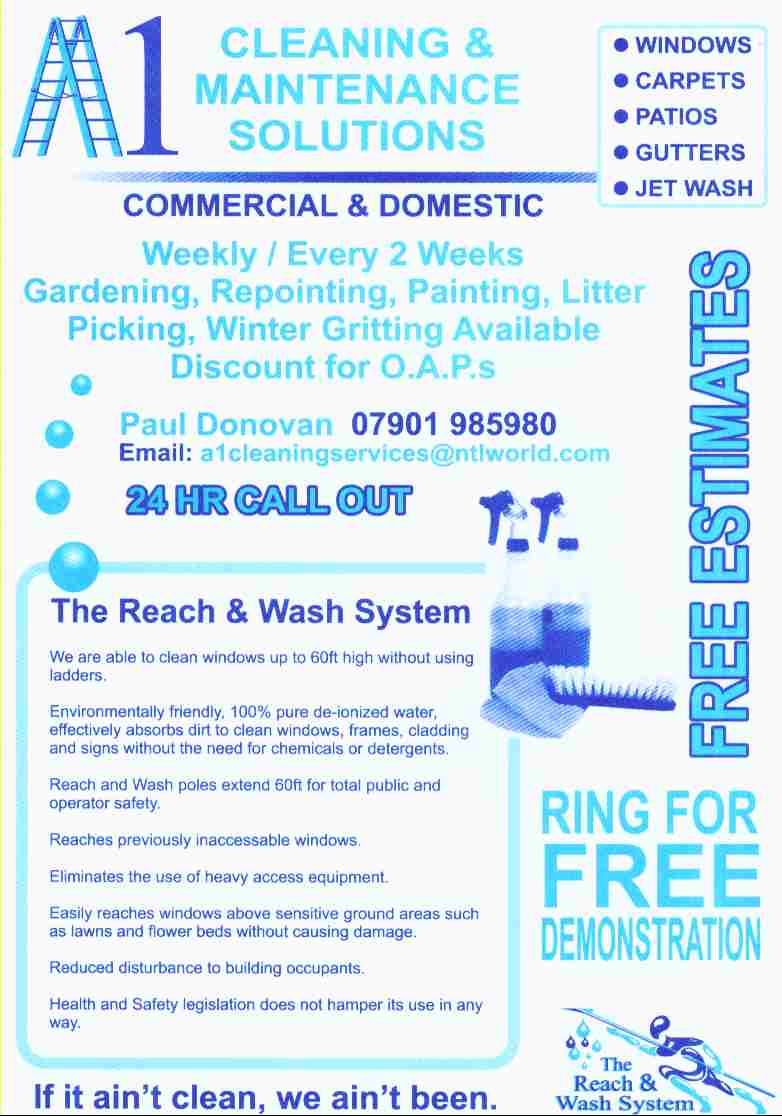 cleaning and maintenance solutions