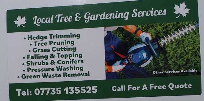 local tree gardening services
