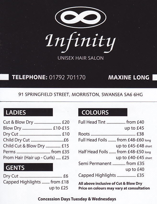 infinity hair salon