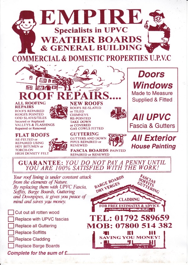 pa williams roofing swansea