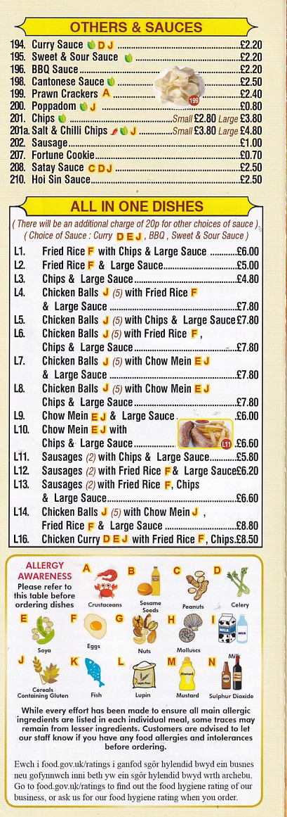 golden dragon swansea takeaway