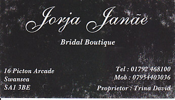 Jorja Janae weddings swansea